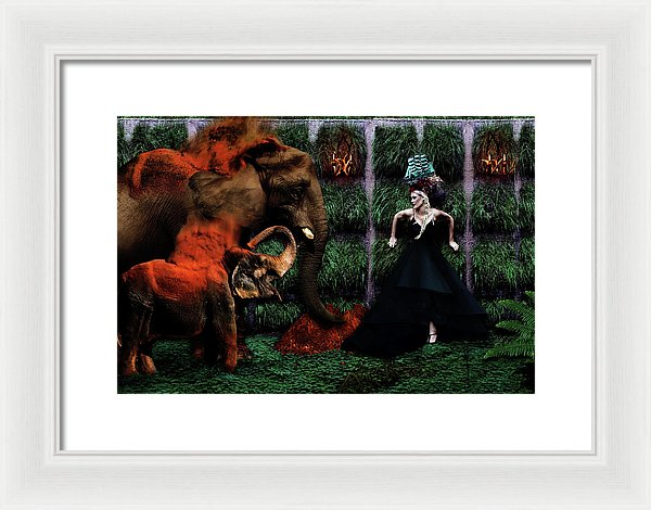 Uncertain Sanctuary - Surreal Fashion Framed Fine Art Portrait Print | The Photographist™