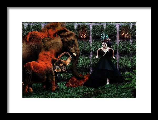 Uncertain Sanctuary - Surreal Fashion Framed Fine Art Portrait Print | The Photographist™